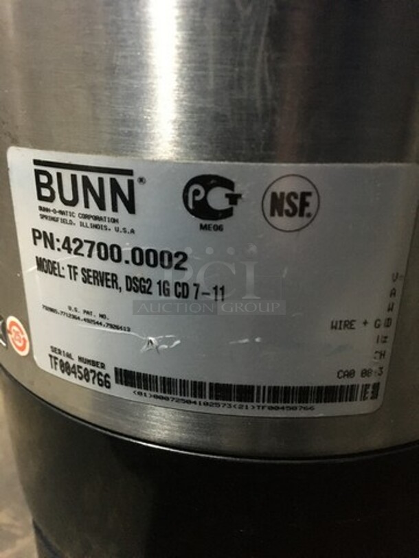 Bunn Commercial Portable Beverage Dispenser! Model TFSERVER! 2 X Your Bid! - Image 5 of 6