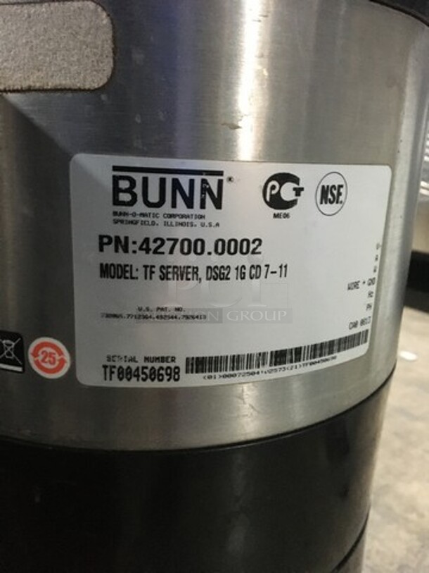 Bunn Commercial Portable Beverage Dispenser! Model TFSERVER! 2 X Your Bid! - Image 6 of 7