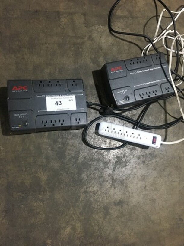 ALL ONE MONEY! APC Uninterruptible Power Supply! Prime 6 Outlet Power Strip! - Image 1 of 10