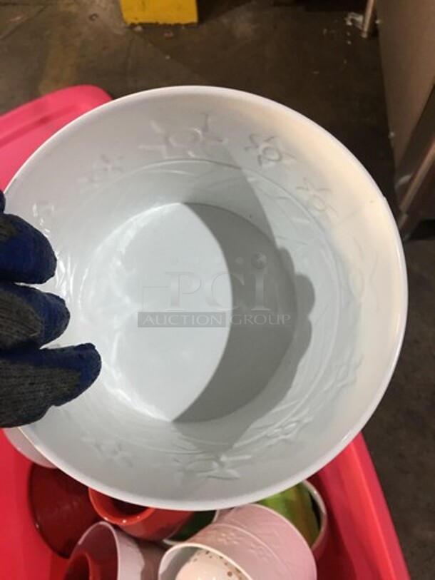 ALL ONE MONEY! Assorted Ceramic Vases & Metal Buckets! With Sterilite Poly Bin! - Image 7 of 11