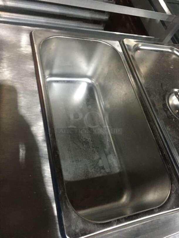 All Stainless Steel Countertop Food Warmer! With Drop In Pans & Lids! Model C2002! 110V! - Image 5 of 9