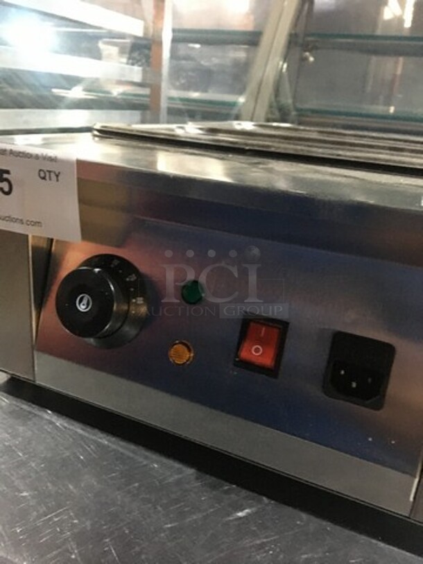 All Stainless Steel Countertop Food Warmer! With Drop In Pans & Lids! Model C2002! 110V! - Image 8 of 9