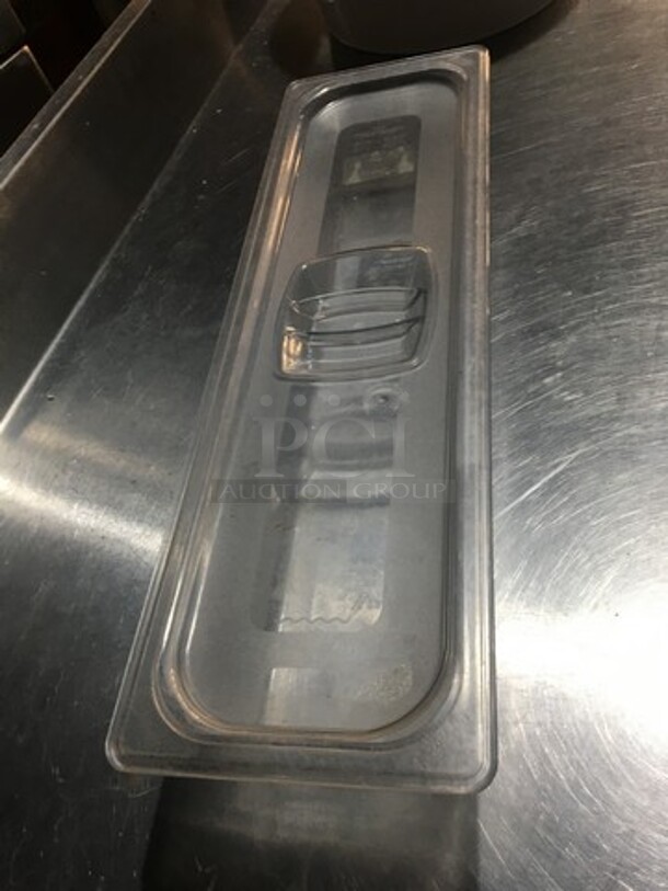 Rubbermaid Clear Drop In Pan! With Pan! 3 X Your Bid! - Image 3 of 7