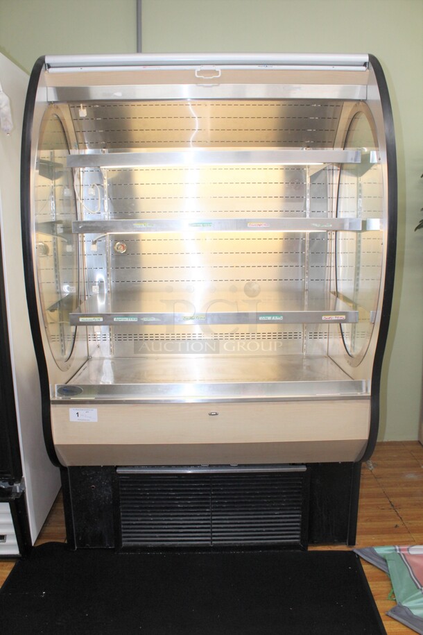 AWESOME! RPI Model SCRFC4878R-11 Commercial Open Air Grab And Go Deli Case/Merchandiser With Pull Down Night Shade. 48x36x78.5 208-230V/60Hz. 1 Phase. Tested And Working! Buyer Must Remove. Shipping Is Not Available.