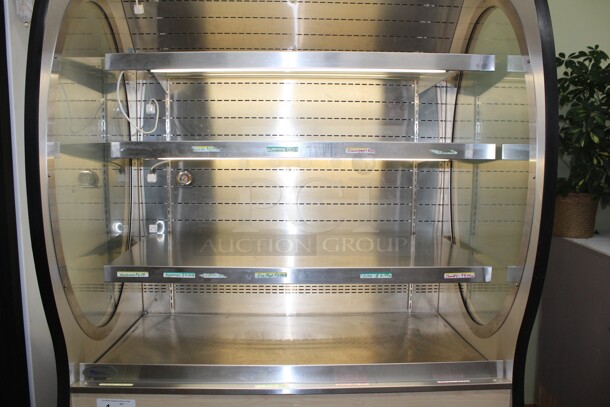 AWESOME! RPI Model SCRFC4878R-11 Commercial Open Air Grab And Go Deli Case/Merchandiser With Pull Down Night Shade. 48x36x78.5 208-230V/60Hz. 1 Phase. Tested And Working! Buyer Must Remove. Shipping Is Not Available. - Image 3 of 11