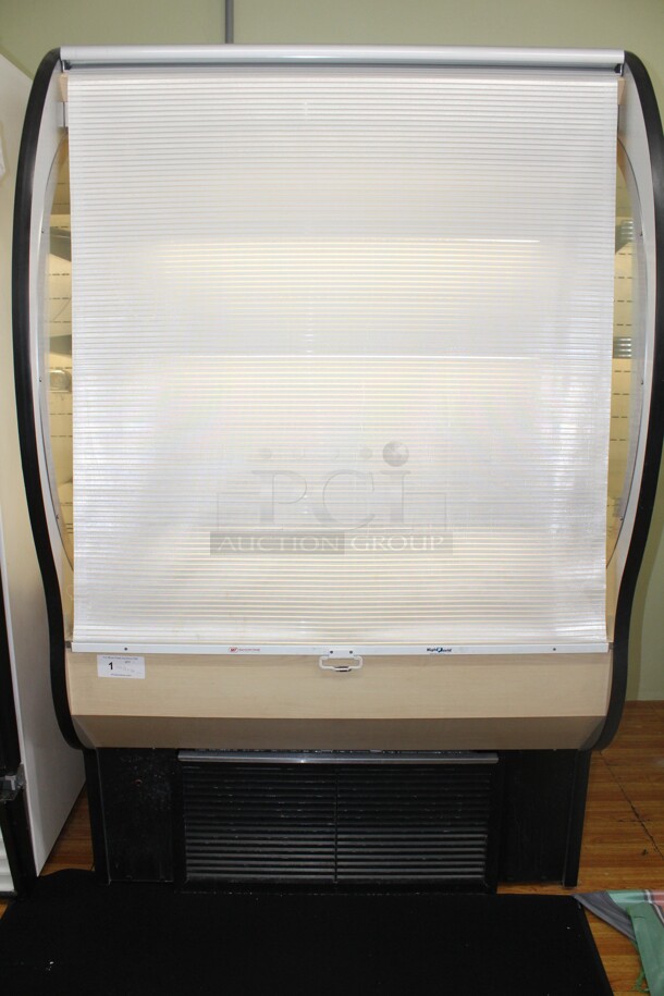 AWESOME! RPI Model SCRFC4878R-11 Commercial Open Air Grab And Go Deli Case/Merchandiser With Pull Down Night Shade. 48x36x78.5 208-230V/60Hz. 1 Phase. Tested And Working! Buyer Must Remove. Shipping Is Not Available. - Image 4 of 11