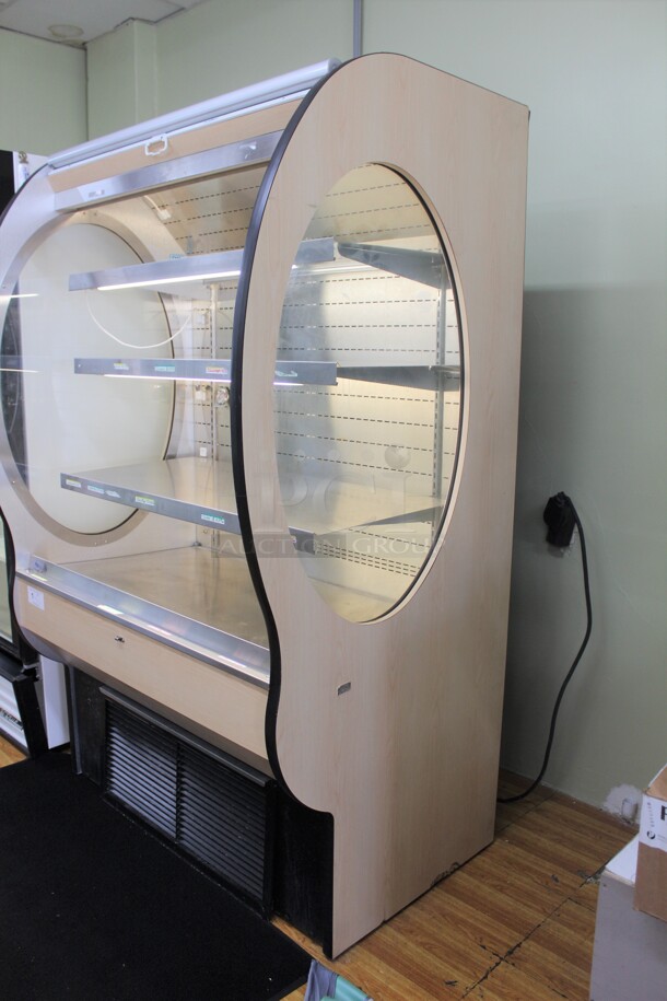 AWESOME! RPI Model SCRFC4878R-11 Commercial Open Air Grab And Go Deli Case/Merchandiser With Pull Down Night Shade. 48x36x78.5 208-230V/60Hz. 1 Phase. Tested And Working! Buyer Must Remove. Shipping Is Not Available. - Image 5 of 11