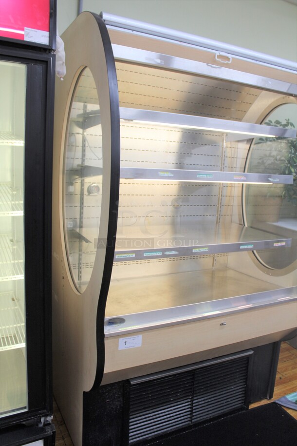 AWESOME! RPI Model SCRFC4878R-11 Commercial Open Air Grab And Go Deli Case/Merchandiser With Pull Down Night Shade. 48x36x78.5 208-230V/60Hz. 1 Phase. Tested And Working! Buyer Must Remove. Shipping Is Not Available. - Image 8 of 11