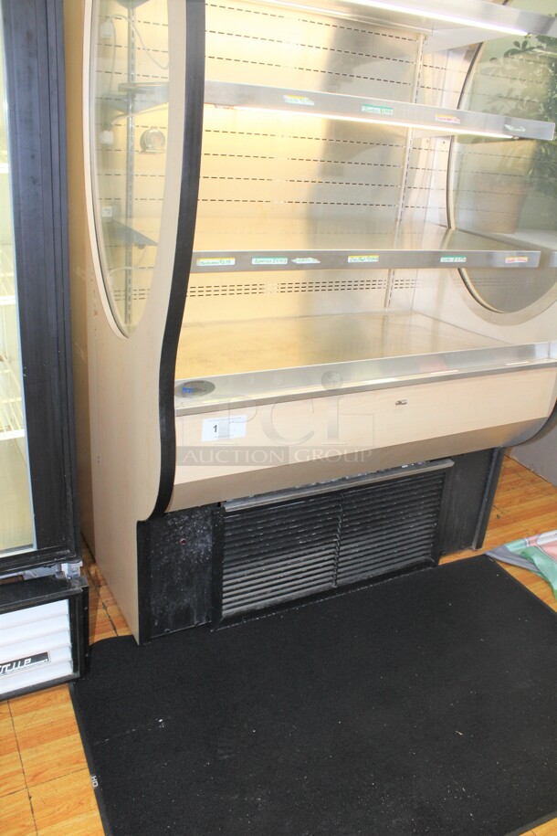 AWESOME! RPI Model SCRFC4878R-11 Commercial Open Air Grab And Go Deli Case/Merchandiser With Pull Down Night Shade. 48x36x78.5 208-230V/60Hz. 1 Phase. Tested And Working! Buyer Must Remove. Shipping Is Not Available. - Image 9 of 11