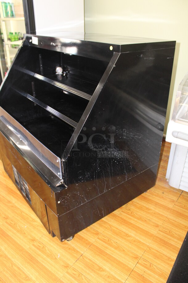 AWESOME! Federal Industries Model RSS4SC-4B Commercial Open Air Grab And Go Merchandising Cooler On Commercial Casters. 48x37.5x46.5. 120V/60Hz. Tested And Working! Buyer Must Remove.Shipping Is Not Available. - Image 4 of 7