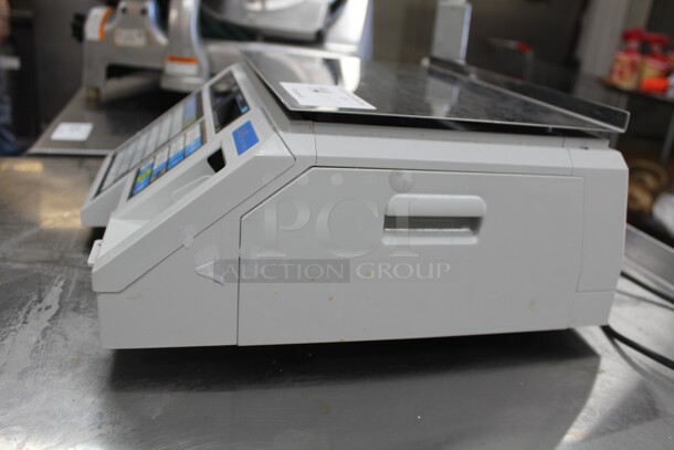 SUPER FIND! CAS Model LP-1000 Commercial Price Computing And Label Printing Scale. 16x17x6.5. 120V/60Hz. Tested And Working! Shipping Is Not Available. - Image 3 of 6