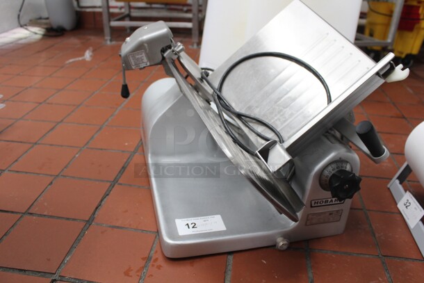 FABULOUS! Hobart Model 1812 Commercial Countertop Meat/Cheese Slicer With Sharpener. 23.5x18.5x19. 120V.60Hz. Tested And Working! Shipping Is Not Available. - Image 4 of 7