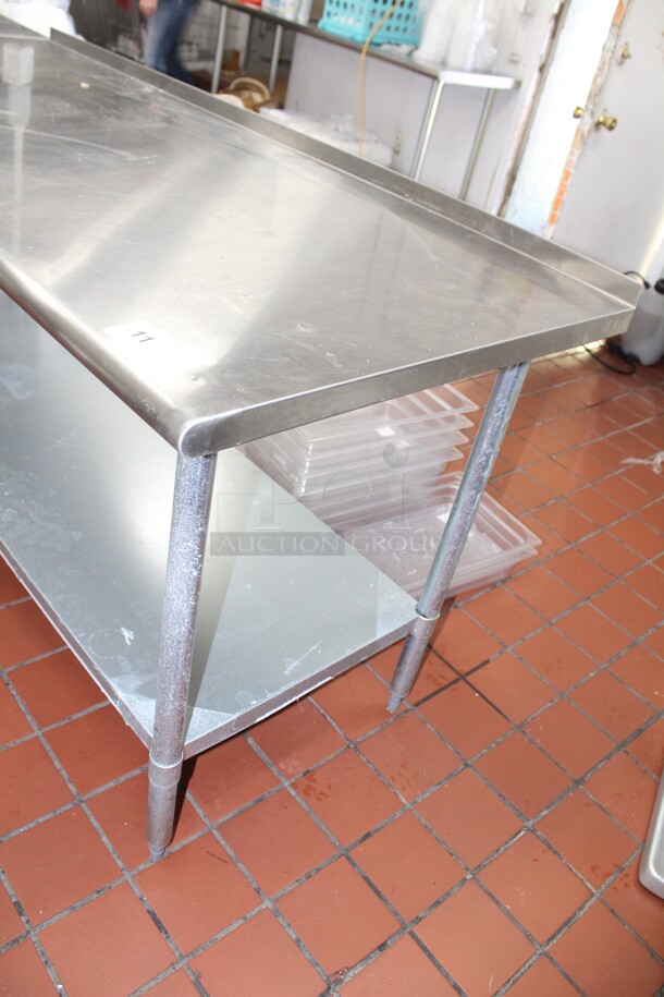 NICE! Gridmann Commercial Stainless Steel Prep/Work Table With Undershelf. 72x30x36 Shipping Is Not Available. - Image 2 of 4