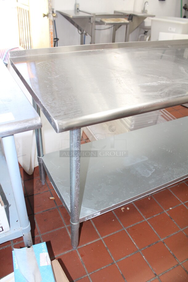 NICE! Gridmann Commercial Stainless Steel Prep/Work Table With Undershelf. 72x30x36 Shipping Is Not Available. - Image 3 of 4