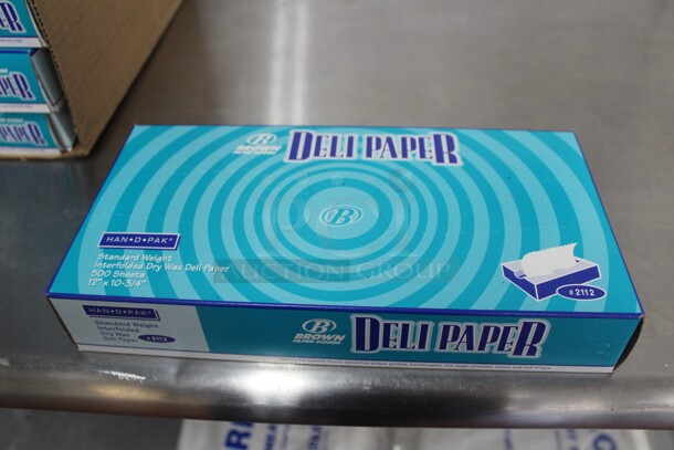 12 Boxes (500 Sheets Each) Dry Wax Deli Paper. 12X Your Bid! Shipping Is Not Available. - Image 2 of 3