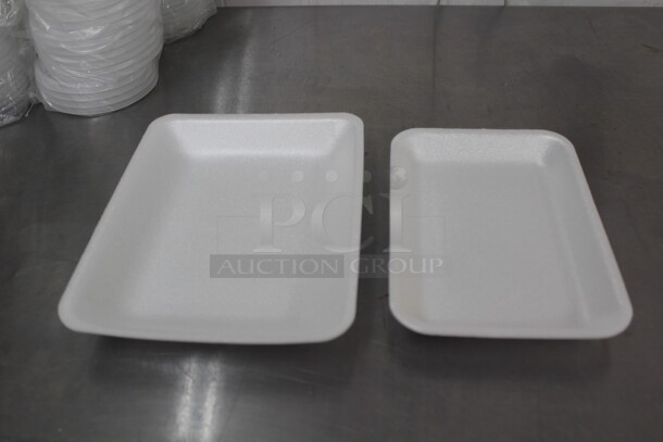 ALL ONE MONEY! 2 Sizes Styrofoam Trays. Shipping Is Not Available.