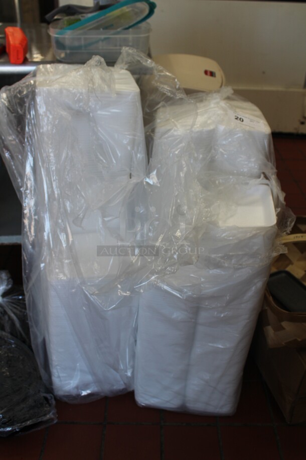 ALL ONE MONEY! 2 Sizes Styrofoam Trays. Shipping Is Not Available. - Image 2 of 2
