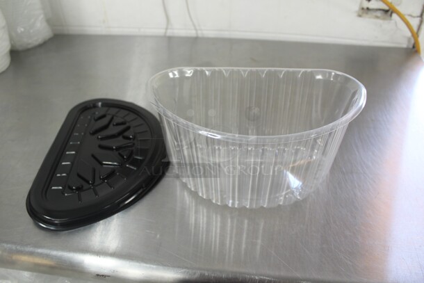 ALL ONE MONEY! Plastic Containers With Lids. Shipping Is Not Available. - Image 1 of 2