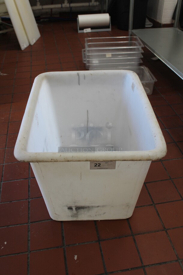 Commercial Heavy Duty Plastic Tub. 32x24x20. Shipping Is Not Available.