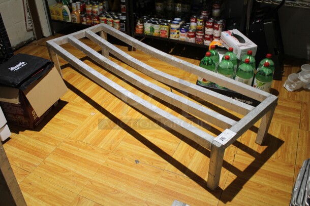 Commercial Aluminum Dunnage Rack. 60x20x12. Shipping Is Not Available. - Image 2 of 2