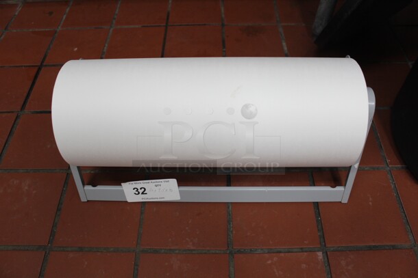 SUPER FIND! Roll Of Commercial Butcher Paper With Cutter. 20x7.5x10 Shipping Is Not Available.