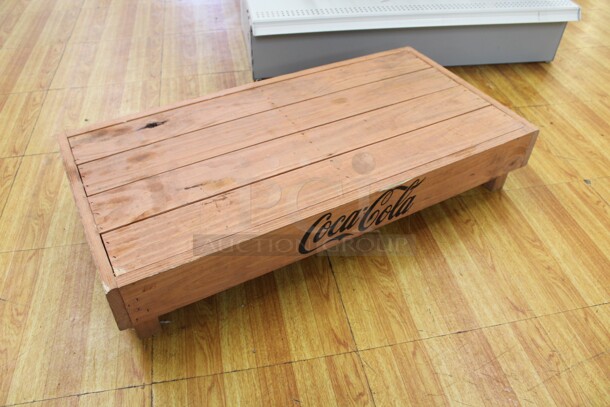NICE! Wooden Floor Stand. 32x16x6  Shipping Is Not Available. - Image 2 of 2