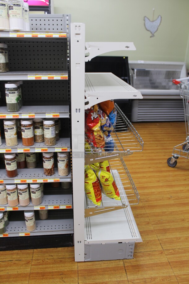 FANTASTIC! Commercial Market/Convenience Store Shelving. 36x11.5x56. Buyer Must Remove. Shipping Is Not Available. - Image 2 of 3