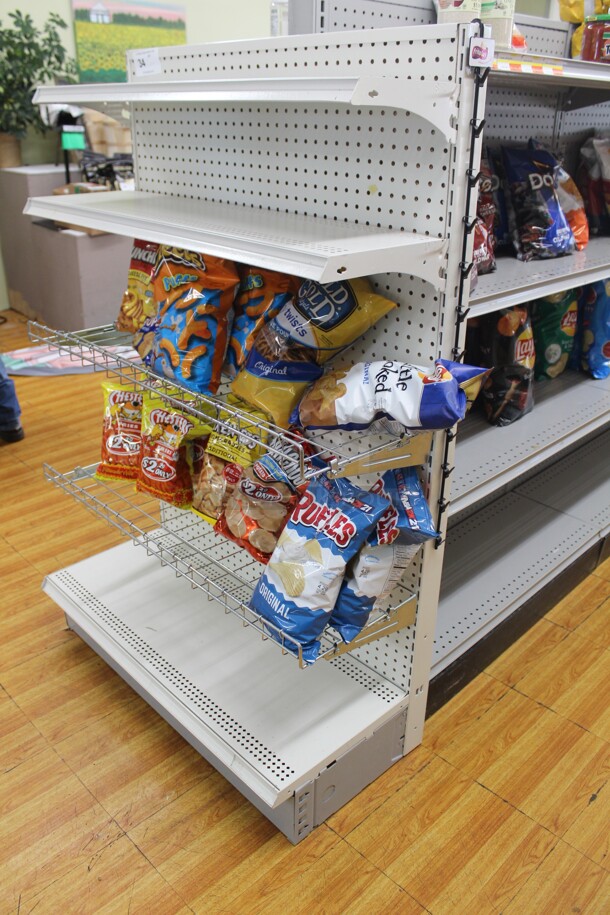 FANTASTIC! Commercial Market/Convenience Store Shelving. 36x11.5x56. Buyer Must Remove. Shipping Is Not Available. - Image 3 of 3