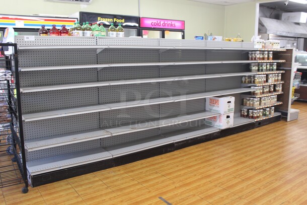 FANTASTIC! Commercial Market/Convenience Store Shelving. 15ftx29  Shipping Is Not Available.
