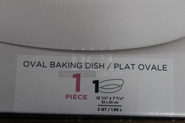 3 NEW IN BOX Luminarc Oval 2qt. Baking Dishes. 3X Your Bid!   Shipping Is Not Available. - Image 2 of 2