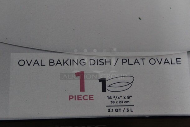 3 NEW IN BOX Luminarc Oval 3.1qt. Baking Dishes. 3X Your Bid! Shipping Is Not Available. - Image 2 of 2