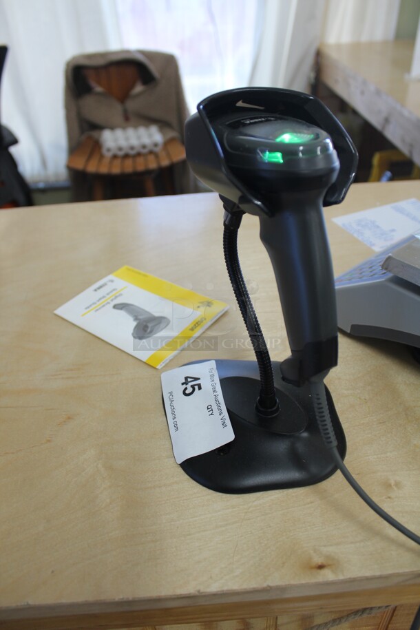 GREAT FIND! Zebra Model DS22 Battery Operated Commercial Barcode Scanner With Cradle. 6x2.6x3.9. Tested And Working! Shipping Is Not Available.  - Image 4 of 4