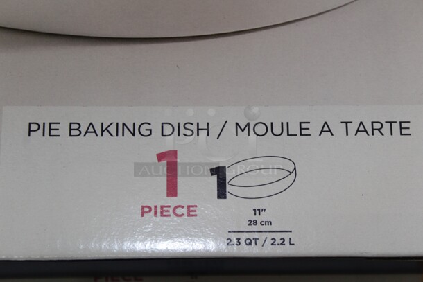 3 NEW IN BOX! Luminarc 2.3qt Pie Baking Dishes. 3X Your Bid!  Shipping Is Not Available. - Image 2 of 2