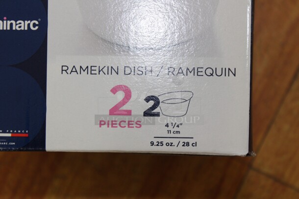 4 NEW IN BOX! Luminarc 9.25oz. Ramekins (2 per box). 4X Your Bid! Shipping Is Not Available. - Image 2 of 2