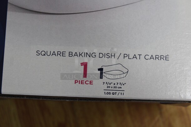 3 NEW IN BOX! Luminarc 1.05 qt Square Baking Dishes. 3X Your Bid! Shipping Is Not Available. - Image 2 of 2