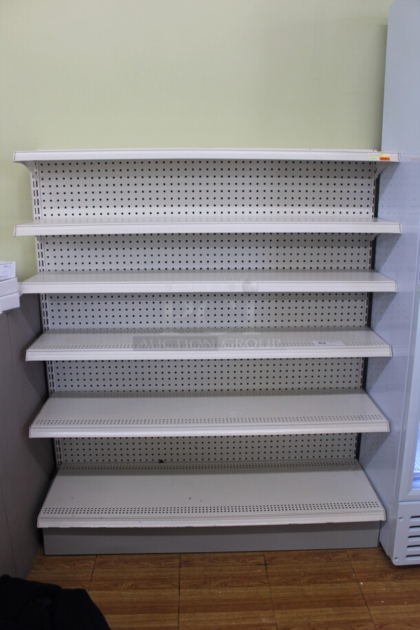 NICE! Commercial Market/Convenience Store Shelving. 48x12x57.5. Buyer Must Remove.Shipping Is Not Available. 