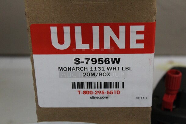 2 Label Guns With Uline S-7956W Labels. 2X Your Bid! Shipping Is Not Available. - Image 2 of 2