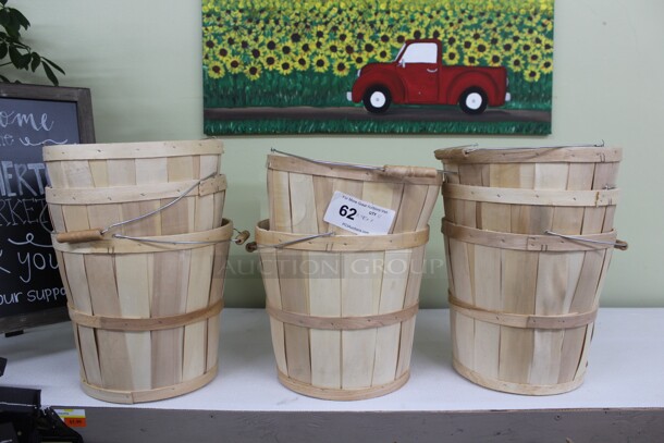 8 Baskets. 8X Your Bid!  Shipping Is Not Available.