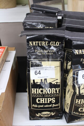 5 BRAND NEW Bags Of Nature Glo Hickory Wood Smoking Chips. 5X Your Bid! Shipping Is Not Available.
