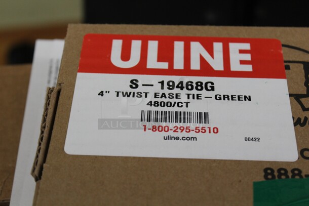 SUPER FIND! ULINE Produce Bag Dispenser With Box of Twist Ties And Bags. 14x14x29.5  Shipping Is Not Available. - Image 3 of 5