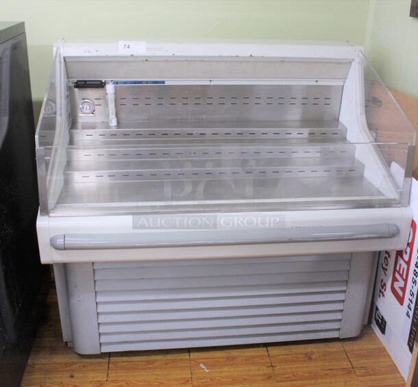 FANTASTIC! Hussmann Model SHM-4 Commercial Open Air Grab And Go Refrigerated Merchandiser. 48x31.5x42.5. 115V/60Hz. Tested And Working! Buyer Must Remove! Shipping Is Not Available. 