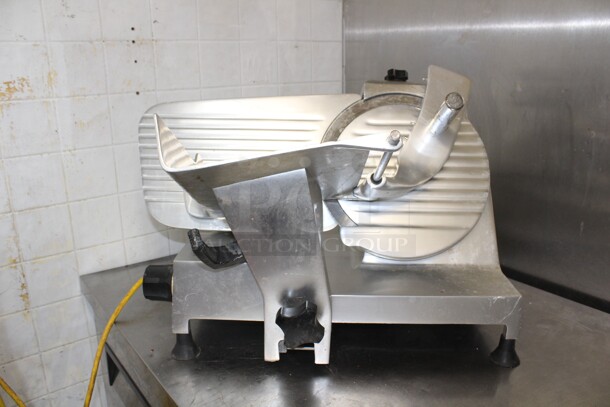 WOW! Commercial Countertop Meat/Cheese Slicer With Sharpener. 24x17x17. 115V/60Hz. Tested And Working!  Shipping Is Not Available.