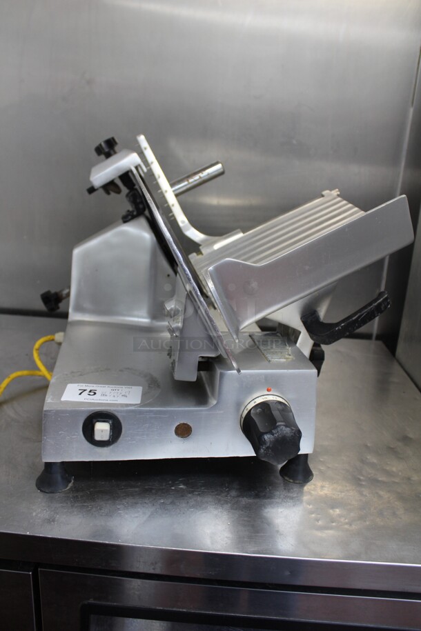 WOW! Commercial Countertop Meat/Cheese Slicer With Sharpener. 24x17x17. 115V/60Hz. Tested And Working!  Shipping Is Not Available. - Image 2 of 5