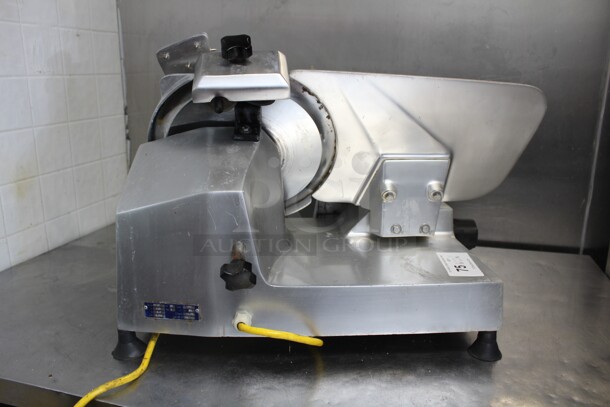 WOW! Commercial Countertop Meat/Cheese Slicer With Sharpener. 24x17x17. 115V/60Hz. Tested And Working!  Shipping Is Not Available. - Image 3 of 5