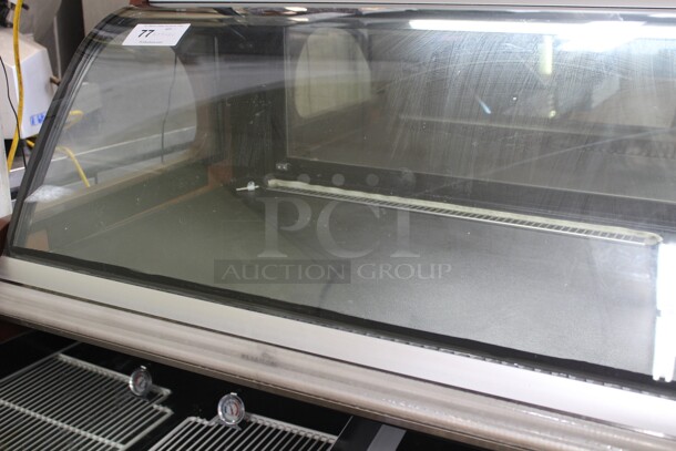 TERRIFIC! Structural Concepts Encore Series Model HOU7452R Commercial Sliding Door Deli Case With Open Air Grab And Go Merchandiser. 76x41x52.5. 220V/60Hz. Tested And Working! Buyer Must Remove. Shipping Is Not Available. - Image 5 of 9
