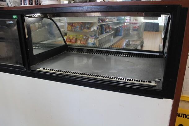 TERRIFIC! Structural Concepts Encore Series Model HOU7452R Commercial Sliding Door Deli Case With Open Air Grab And Go Merchandiser. 76x41x52.5. 220V/60Hz. Tested And Working! Buyer Must Remove. Shipping Is Not Available. - Image 7 of 9