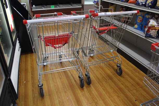 2 Commercial Shopping/Grocery Carts. 23x39x39. 2X Your Bid!  Shipping Is Not Available. - Image 2 of 2