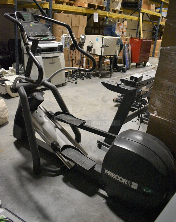 Precor Model EFX546 Metal Commercial Floor Style Elliptical Machine. 32x75x60. (facilities)