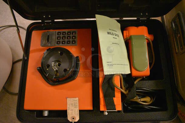 Model WILD DI3S Orange Metal Commercial Distomat in Case. 20x14x9. (John N. Hall Tech - Room 121)