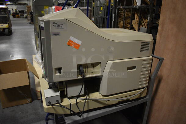 Minolta Model RP603Z Microfilm Machine on Metal Cart. 120 Volts, 1 Phase. 19x34x30, 18.5x30.5x39. (facilities) - Image 4 of 5